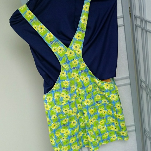 955 Originals  Lemon Lime Floral romper - Picture 10 of 16
